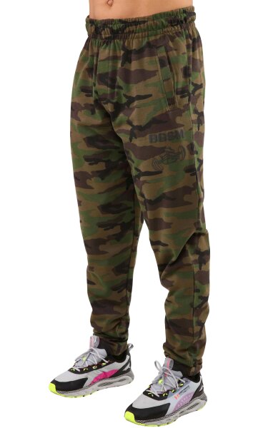 SWEATPANTS 1346-PNT-green camouflage