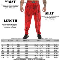 BODYHOSE 1366-PNT-RED rot camouflage