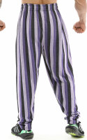 SWEATPANTS 1375-PNT violet purple striped
