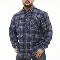 CASUAL SHIRT 5055-BLUE checked